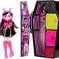 Monster High Skulltimate Secrets Draculaura Doll with Dress-Up Locker & 19+ Surprises, Multicolor, 4 Count, Model HNF78