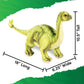 Real Planet 15' Stuffed Dinosaur Plush - Dinosaur Stuffed Animals, Dino Plushie, Baby Stuffed Dinosaur, Little Boy Dinosaur Toys, (Green Shunosaurus, 15') (18' Long)