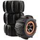 GDOOL RC Car Paddle Tires Wheels LG-ZJ02 25-ZJ02 920-ZJ02 for High Speed 9125 9155 9156 RC Cars S920 S921 104009 RC Trucks(4 PCS
