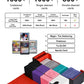 Zlca Card Deck Box 5 In 1, Include 1600+ Premium Trading Card Storage Box With Dice Tray, And 4 Pcs Card Deck Case For Mtg, Tcg,