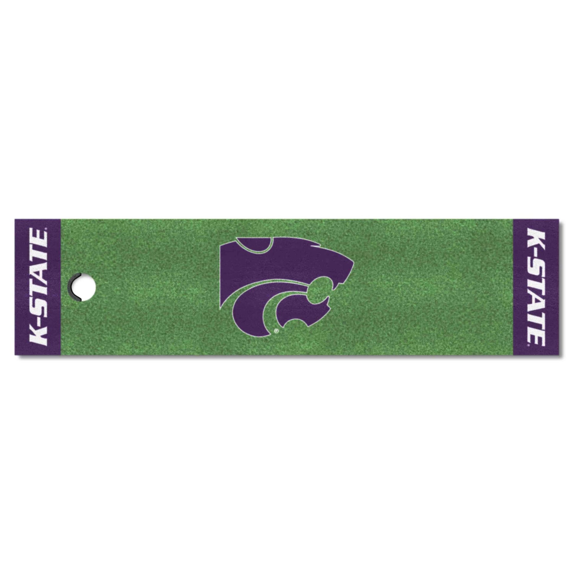 FANMATS 11098 Kansas State Wildcats Putting Green Mat - 1.5ft. x 6ft.