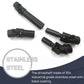 HOPLEX Stainless Steel Drive Shaft with Black Coating Front Rear Center Driveshafts for 1/18th TRX4M Defender Bronco RC Crawler