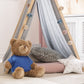 Skylety 6 Pcs Bear Clothes Basic Bear Tee Shirt Classic Stuffed Animal T Shirt Plush T Crew Neck Clothes For Stuffed Doll With 14 - 18 Inch(Blue)