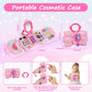 Topsolid Kids Makeup Kit for Girl, Real Washable Makeup for Kid with Mirror, Kids Makeup Sets for Girls 5-8, Princess Toys Cosme