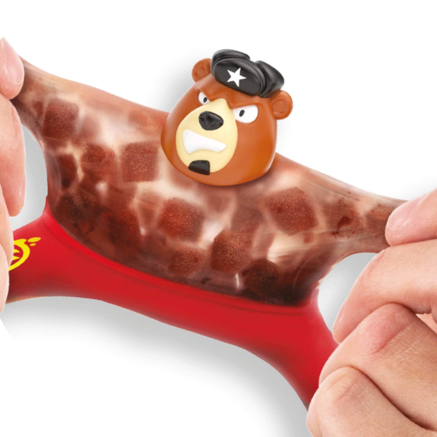Goo Jit Zu Heroes of Goo Jit Zu - Multicolor Spongy Bear Action Figure, Model 41031, Medium Rubber Toy