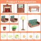 Dollhouse Furniture Set For Kids Toys Miniature Doll House Accessories Pretend Play Toys For Boys Girls & Toddlers Age 3+ With Living Room
