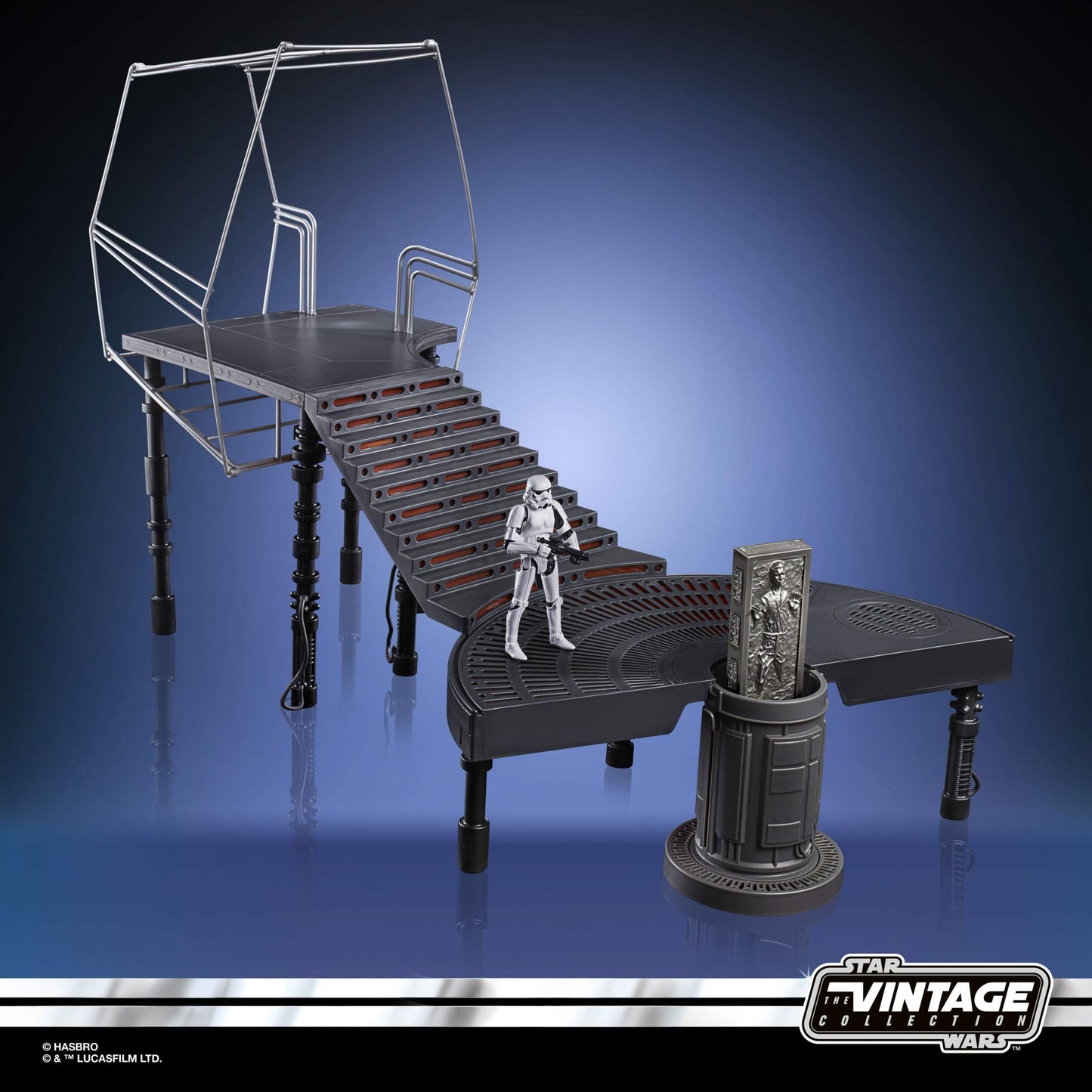 Star Wars The Vintage Collection The Empire Strikes Back Carbon-Freezing Chamber Playset With Stormtrooper Action Figure,
