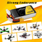 TATTU 3S1P 75C 11.1V 650mAh Lipo Battery Pack with XT30 Plug(2 Pcs)