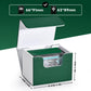 Zlca Card Deck Box For Trading Cards, Mtg Commander Deck Box Holds 120+ Single Sleeved Cards, Leather Magnetic Card Storage Box Fits For Tcg Ccg Magic Cards (White& Green)