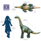 Jet Creations Brachiosaurus Inflatable Toy - 49" L x 36" H, Earthy Green, Phthalate-Free Vinyl, Ideal for Kids Ages 3+, Jurassic Party Decor