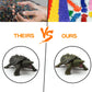 Wonwontoys Snapping Turtle Model 2Pcs Turtle Figure Wild Life Realistic Tortoise Figures Toy Table Decorations