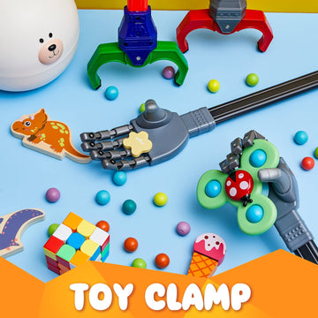 4 Pcs Interactive Toy Grabber, Robot Hand and Robot Claw Grab Pack Toy Robot Arm Toy for Boys Girls Fun Early Learning and Hand