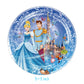41Pack Cinderella Party Supplies include 710Pcs and 9 10Pcs plates, 20 napkins Tablecloth for Cinderella birthday party decorati