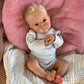 Maihao Reborn Baby Dolls Lifelike Blonde Blue Eyes Girl Soft Body That Look Real Life Newborn Baby Dolls Realistic 18 Inch Reborn Doll High-End Gift For Kids Age 3+