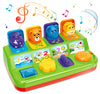 Baby Toys For 6 7 8 9-12 Months, Musical Pop-Up Cause And Effect Toys With Light & Music For 12-18 Months,Early Learning Educational Toys For Toddlers 1-3 Year Old, Ideal Gifts For Babies Boys Girls