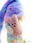 Madanar Easter Pajama Gnome Plush Holding Peep Bunny Swedish Decor For Tiered Tray Shelf Table Decorations (Easter)