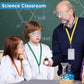 Wettarn 30 Pcs Science Party Kits For Kids Includes 10 Pcs Kids Safety Goggles 10 Pcs Disposable Kids Lab Coat 10 Pcs Science Badge For Kids Science Party Kids Science Goggles Science Coat