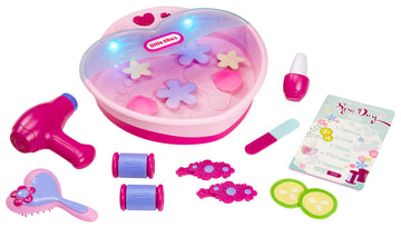 Little Tikes Play & Pamper Spa Set With 17 Accessories, Pretend Play Beauty Set, For Toddlers Kids Ages 2+ Years