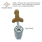 Project Genius Sword and Stone Wooden Puzzle, 3D Brain Teaser, 8.66"x3.43"x2.87", Multi Color, Model TG416