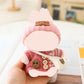 Handcrafted Clothes for Labub Doll enhanced Dolls Outfit 3 Pieces Stylish Doll Accessories Compatible with 5.91/6.7inch (15/17cm) Dolls Hat Sweater and Bag  Pink