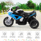 OLAKIDS Kids Ride on Motorcycle, 6V Licensed BMW Electric Motor with Music, Foot Pedal, Headlight, Leather Seat Cushion, 3 Wheel