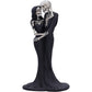 Nemesis Now Eternal Embrace Skeletons Figurine, Hand-Painted Resin Gothic Lovers Statue, Romantic Skeleton Decor, Perfect Gothic Wedding Cake Topper, 24Cm