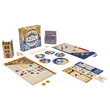 Azul Duel Board Game - Competitive Head-To-Head Tile-Placement Strategy Game, Stunning Mosaic Art And Quick Gameplay For Kids &