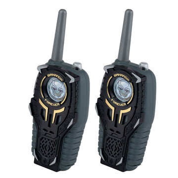 Ekids Black Panther Wakanda Forever Toy Walkie Talkies For Kids, Static Free Indoor And Outdoor Toys For Boys Aged 3 And Up