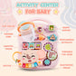TOY Life 3 in 1 Baby Push Walker & Activity Center, Pink, for 6-12 Months, Model ZS409399, Music Panel, Sit to Stand Learning Toy