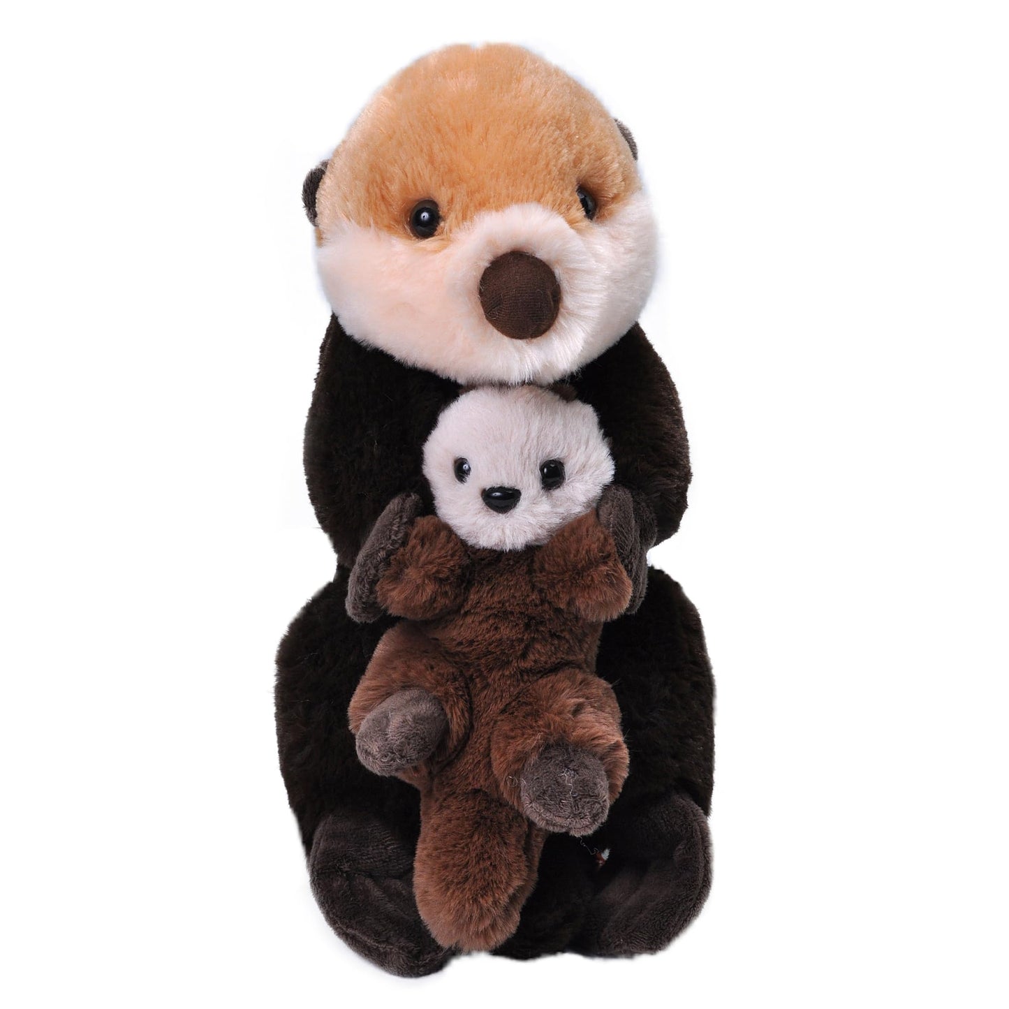 WILD REPUBLIC Sea Otter Plush Toy - 12" Stuffed Animal, Eco-Friendly Fabric, Gift for Kids, Model 24096