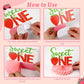 DTOFOOT 10 PCS Berry First Birthday Decor, Strawberry Theme 1st Birthday Table Centerpiece Strawberry Decorations for Baby Girls