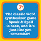 Playmonster Speak & Spell Electronic Game - Educational Learning Toy, Spelling Games, 80S Retro Handheld Arcade, Autism Toys, Ac