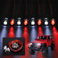 CrazyHobby 8Leds LED Light Headlights Taillight Kit Compatible with Traxxas Slash Rustler Tamiya Arrma Redcat HSP RC4WD Axial SC