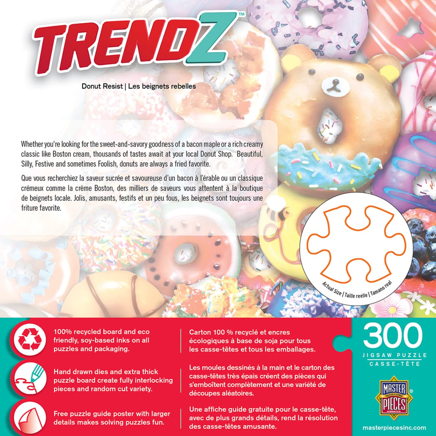 Masterpieces 300 Piece Ez Grip Jigsaw Puzzle - Donut Resist - 18''X24''