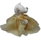 Kinnex Collections By Amanda 20' Quince Anos Quinceanera Last Doll Teddy Bear With Dress (Centerpiece) ~Gold~ B16831-6