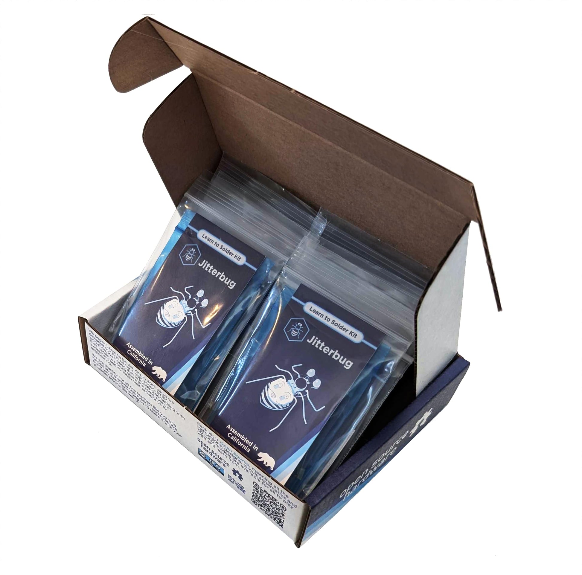 Learn to Solder Kits Jitterbug, Bulk Educator Pack | DIY Soldering Kit for Beginners | Electronics Projects for Students & STEM 