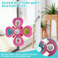 3PCS Suction Cup Fidget Spinner for Babies,Toddler Bath Toys,Airplane Car Travel Table & Window Sensory Toys for Toddlers,1 2 Ye