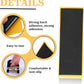 Hasefam 40Pcs Fingerboard Foam Grip Tape, Quality Wooden Board Strong Adhesive Foam Anti Slip Stickers Black Mini Skateboard Gri