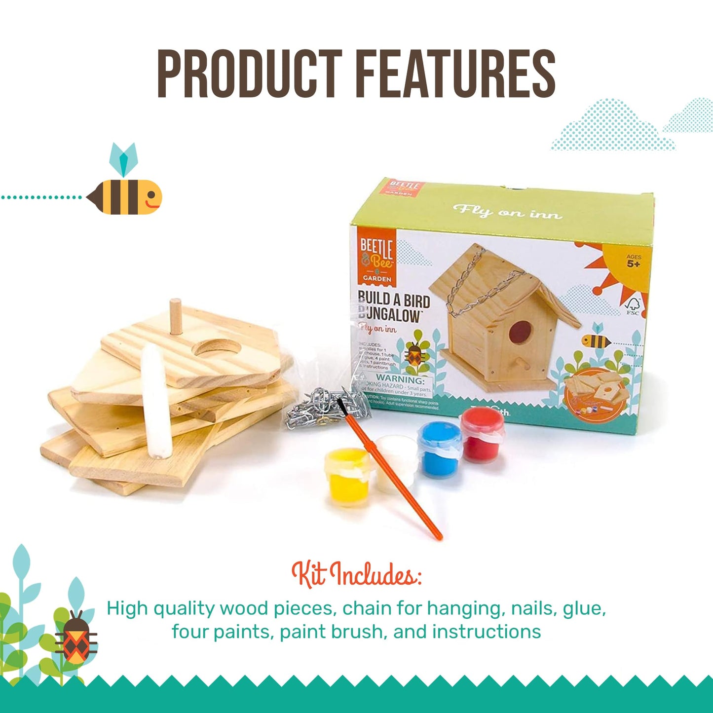 BUILDING KIT BRN BRD BGW (Pack of 1)