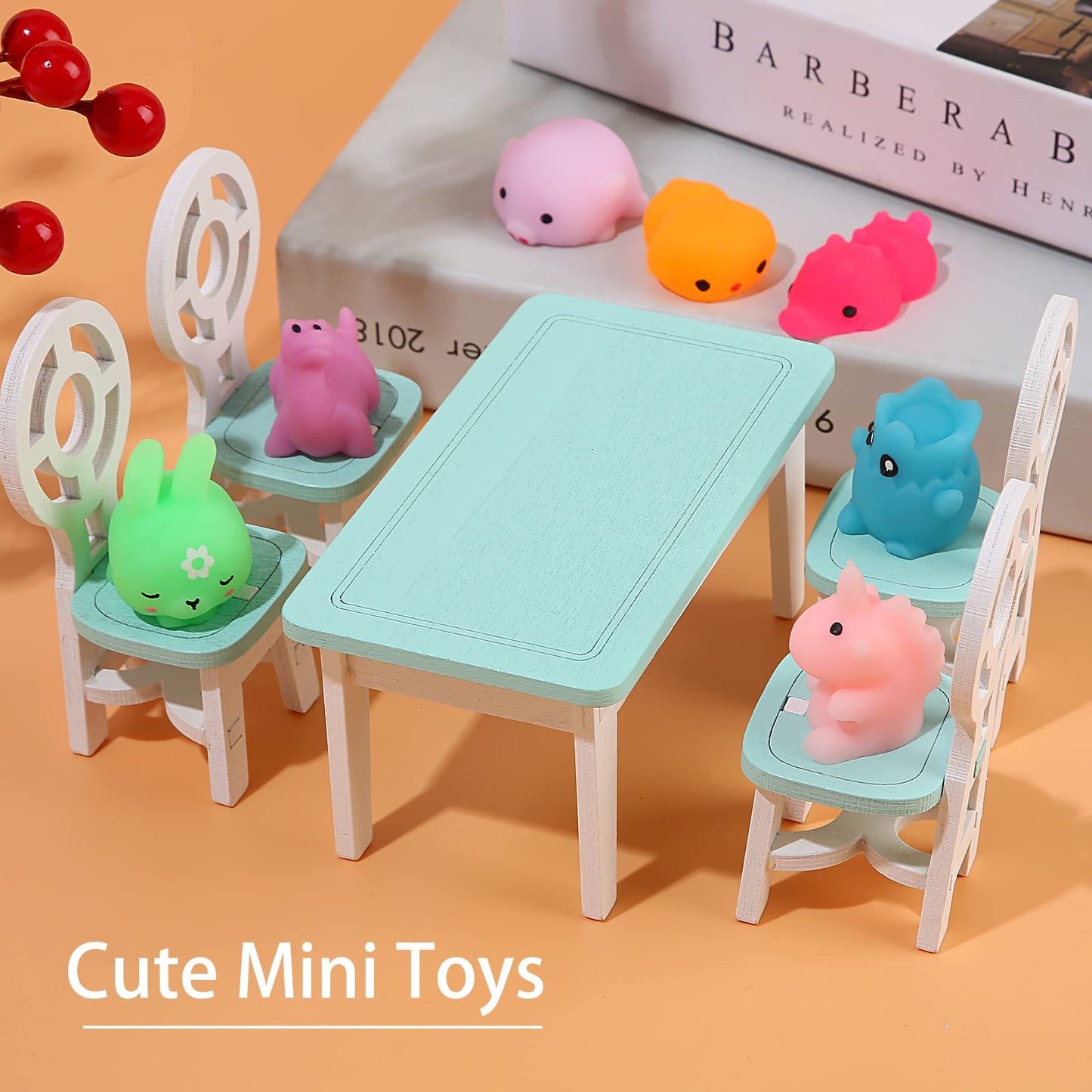 72 Pcs Mochi Squishy Toys, Kawaii Squishy Animals For Party Favors Classroom Prize Pinata Easter Fillers Fidget Toys Pack Bulk Squishies Toys Gifts Christmas Stocking Valentines