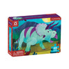 Mudpuppy Triceratops - Mini Puzzle Featuring Colorful Prehistoric Dinosaur Scene Perfect Travel Activity for Children Ages 4 and