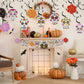 30 pcs Day of The Dead Foil Swirls Decorations Halloween Sugar Skull Flowers Ceiling Hanging Swirls Dia de Los Muertos Party Fav