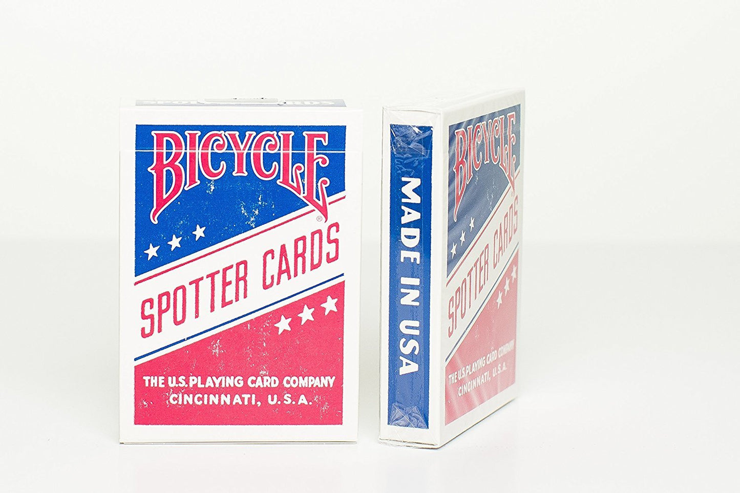 Bicycle Spotter Cards, WW II Authentic Reissue, Blue, 3.6"x2.6"x0.7", Cellophane, Model SG_B01G4ADE9S