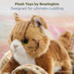 Bearington Manny The Tabby Cat Plush, 10.5 Inch Orange Cat Stuffed Animal