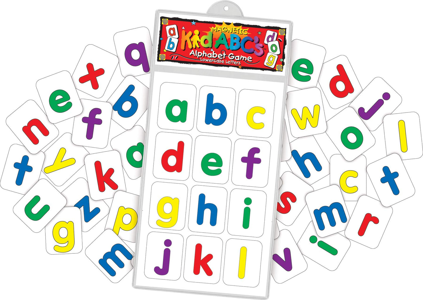 Barker Creek Learning Magnets, Lowercase Letters, Letters In Alphabet + 12 Extra Commonly Used Letters, 38 Magnets (1130)