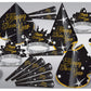 Beistle Happy New Year Shimmer Assortment For 10 People Hats, Tiaras, Noisemaker Horns-Party Favors And Supplies, One Size, Blac
