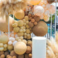 Partywoo Tan Balloons, 100 Pcs 12 Inch Boho Tan Balloons, Light Brown Balloons For Balloon Garland Or Balloon Arch As Birthday Party Decorations, Wedding Decorations, Baby Shower Decorations, Tan-F19