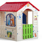 Country Cottage Playhouse - Durable Plastic, Easy To Assemble, Indoor/Outdoor Use, Kids 2+ Years