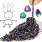 Caturledas 600 Pcs Ferrite Putty Stones, Fidget Toys Rocks For Office Stress Anxiety Relief, Executive Desk Toys For Men Women A