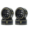 TREAL 1.0 Beadlock Wheels Brass Vintage Wheel Rims Heavy Weight Upgrades 4pcs for SCX24 FCX24 TRX4M 1/24 1/18 RC Crawler, 47g/pc